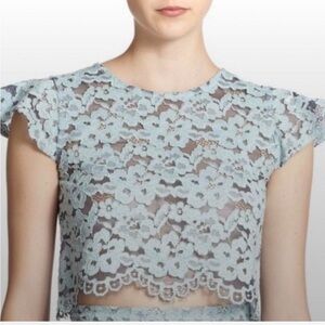 Alexis Blue Lace Top